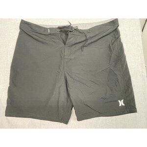 Hurley Men's 44 Thin, Stretchy, Breathable, Quick-Dry Fabric Black Shorts